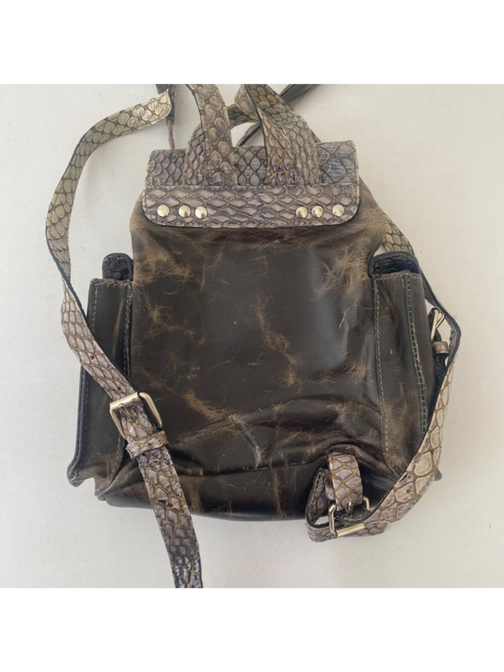 Freebird Brett Backpack Leather Purple - Picture 6 of 13